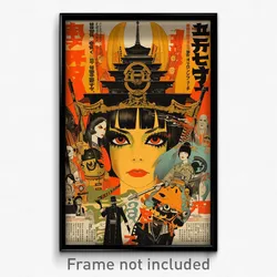Japanese Movie Poster - Peaceful Stockade (Japan Retro Film Art Print)