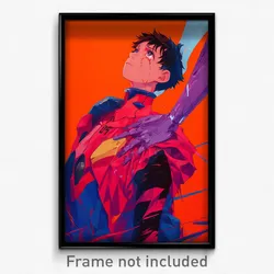 Movie Art Poster - Boy Feeling Helpless, Vibrant Detached Sleeves (Film Print)