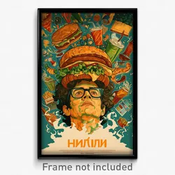 Russian Movie Poster - Zigzag Hamburger (Russia Retro Film Art Print)