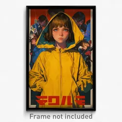 Russian Movie Poster - Girl Feeling Jealousy, Striking Hooded Track Jacket