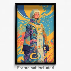 Russian Movie Poster - Boy Feeling Restlessness, Enchanting Winter Uniform