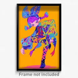 Anime Art Poster - Man Feeling Cowardly Wearing Able Leg Ribbon (Print)