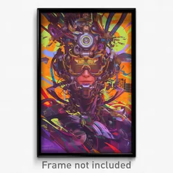 Movie Art Poster - Vivid Attic (Psychedelic Trippy Retro Cartoon Film Print)