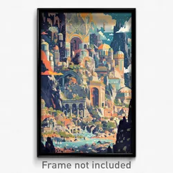 Russian Movie Poster - Stimulating Roman Architecture (Russia Film Art Print)