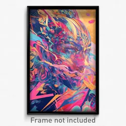 Art Poster - Perfect Matrix (Psychedelic Trippy Weird 11x17 Cartoon Print)