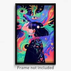 Movie Art Poster - Boy Feeling Self Loathing, Agile Heart Earrings (Film Print)