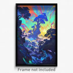 Art Poster - Complex Firth (Psychedelic Trippy Weird 11x17 Print)