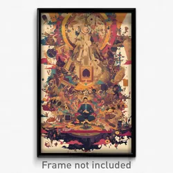 Bollywood Movie Poster - Humongous Scriptorium (India Retro Film Art Print)