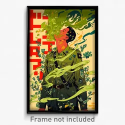 Hebrew Movie Poster - Man Feeling Tired, Green Ribbon (Israel Film Art Print)