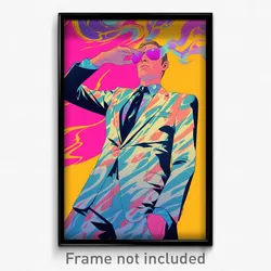 Greek Movie Poster - Smooth Gambit (Greece Psychedelic Art Retro Film Print)