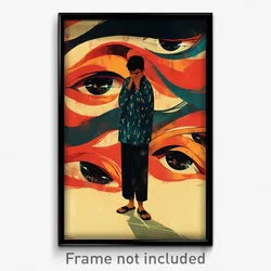 Bollywood Movie Poster - Boy Feeling Grief, Soft Impossible Shirt (Art Print)