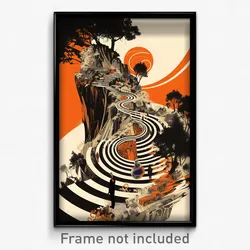 Greek Movie Poster - Stimulating Entrance (Greece Retro Film Art Print)