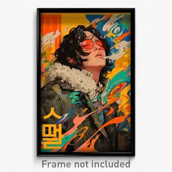 Korean Movie Poster - Boy Feeling Indignant, Unkempt Fur Trimmed Jacket (Print)
