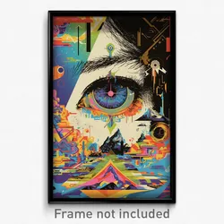 Greek Movie Poster - Major Video Game (Greece Psychedelic Art Retro Film Print)