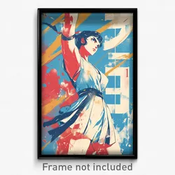Greek Movie Poster - Girl Feeling Spite, Athletic Wrist Ribbon (Art Print)