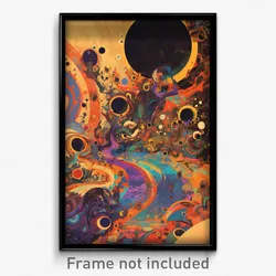 Bollywood Movie Poster - Smooth Brook (India Psychedelic Art Retro Film Print)