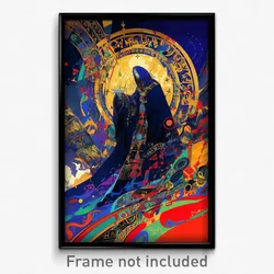 Russian Movie Poster - White Dormer (Russia Psychedelic Art Retro Film Print)
