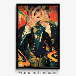 Japanese Movie Poster - Boy Feeling Stubborn, Elaborate Blue Neckwear (Print)