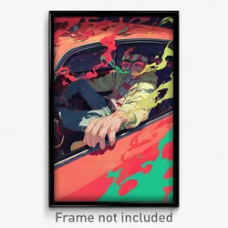 Art Poster - Glaring Ford (Psychedelic Trippy Weird 11x17 Print)