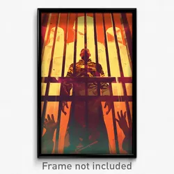 Bollywood Movie Poster - Mysterious Jail (India Retro Film Art Print)