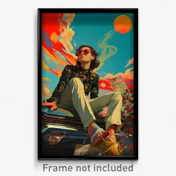 Bollywood Movie Poster - Acclaimed Chantry (India Retro Film Art Print)