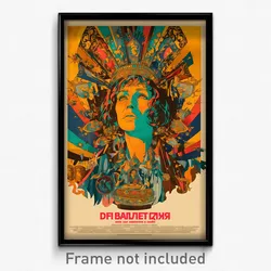 Russian Movie Poster - Basic Crown (Russia Psychedelic Art Retro Film Print)