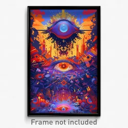 Russian Movie Poster - Bold Beacon (Russia Psychedelic Art Retro Film Print)