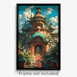 Chinese Movie Poster - Realistic Ancient Architecture (China Film Art Print)