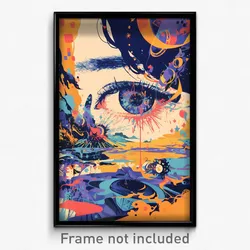 Russian Movie Poster - Basic Pillow (Russia Psychedelic Art Retro Film Print)