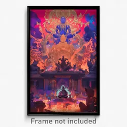 Thai Movie Poster - Enchanted Cathouse (Thailand Retro Film Art Print)