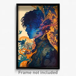 Icelandic Movie Poster - Boy Feeling Acceptance, Enchanted Lace Trimmed (Print)
