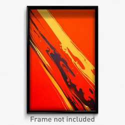 Art Poster - Agitated Aperture (Psychedelic Trippy Weird 11x17 Print)