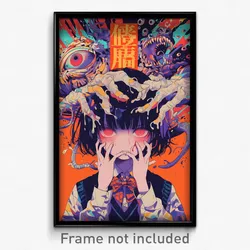Chinese Movie Poster - Girl Feeling Anger, Majestic Brown Sweater Vest (Print)