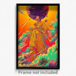 Bollywood Movie Poster - Energetic Jupiter (India Retro Film Art Print)