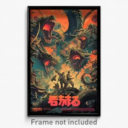 Thai Movie Poster - Drab Bolt Hole (Thailand Psychedelic Art Retro Film Print)