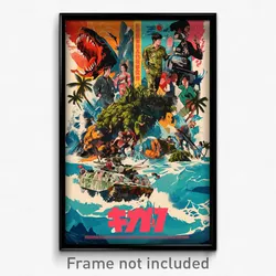 Vietnamese Movie Poster - Showy Peak (Vietnam Psychedelic Art Retro Film Print)