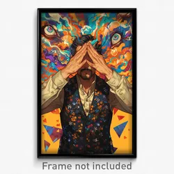 Bollywood Movie Poster - Man Feeling Sullenness, Adorable Vest (India Art Print)