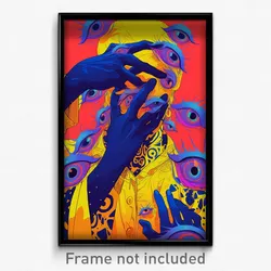 Bollywood Movie Poster - Boy Feeling Envy, Black And White White Gloves (Print)