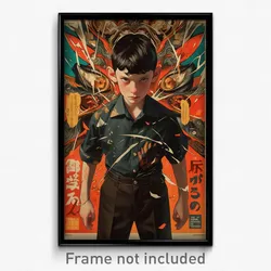 Thai Movie Poster - Boy Feeling Indignant, Fluid Frilled Shirt (Art Print)