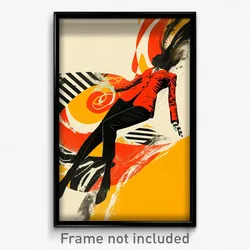 Icelandic Movie Poster - Concrete Slide (Iceland Retro Film Art Print)