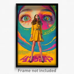 Hebrew Movie Poster - Girl Feeling Dominant, Classic Back Print (Art Print)