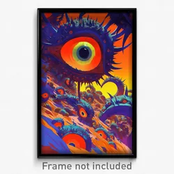 Movie Art Poster - Admirable Peephole (Psychedelic Retro Weird Film Print)