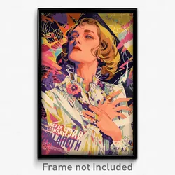 Russian Movie Poster - Woman Feeling Jealousy, Colorless Frilled Shirt (Print)