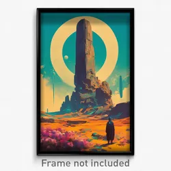 Movie Art Poster - Clear Resting Place (Psychedelic Retro Weird Film Print)