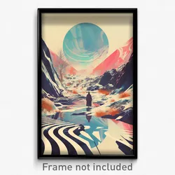 Movie Art Poster - Fabulous Waterway (Psychedelic Retro Weird Film Print)