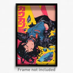 Movie Art Poster - Girl Feeling Dominant, Sophisticated Blue Vest (Film Print)