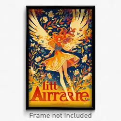 Greek Movie Poster - Little Aerie (Greece Psychedelic Art Retro Film Print)