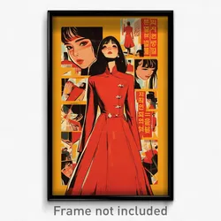 Vietnamese Movie Poster - Girl Feeling Rejected, Comfortable Red Dress (Print)
