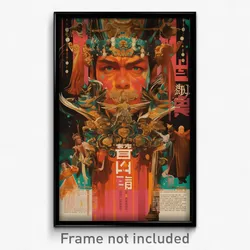 Icelandic Movie Poster - Man Feeling Triumphant, Active China Dress (Art Print)