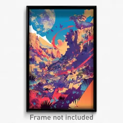 Bollywood Movie Poster - Barren Battlements (India Retro Film Art Print)